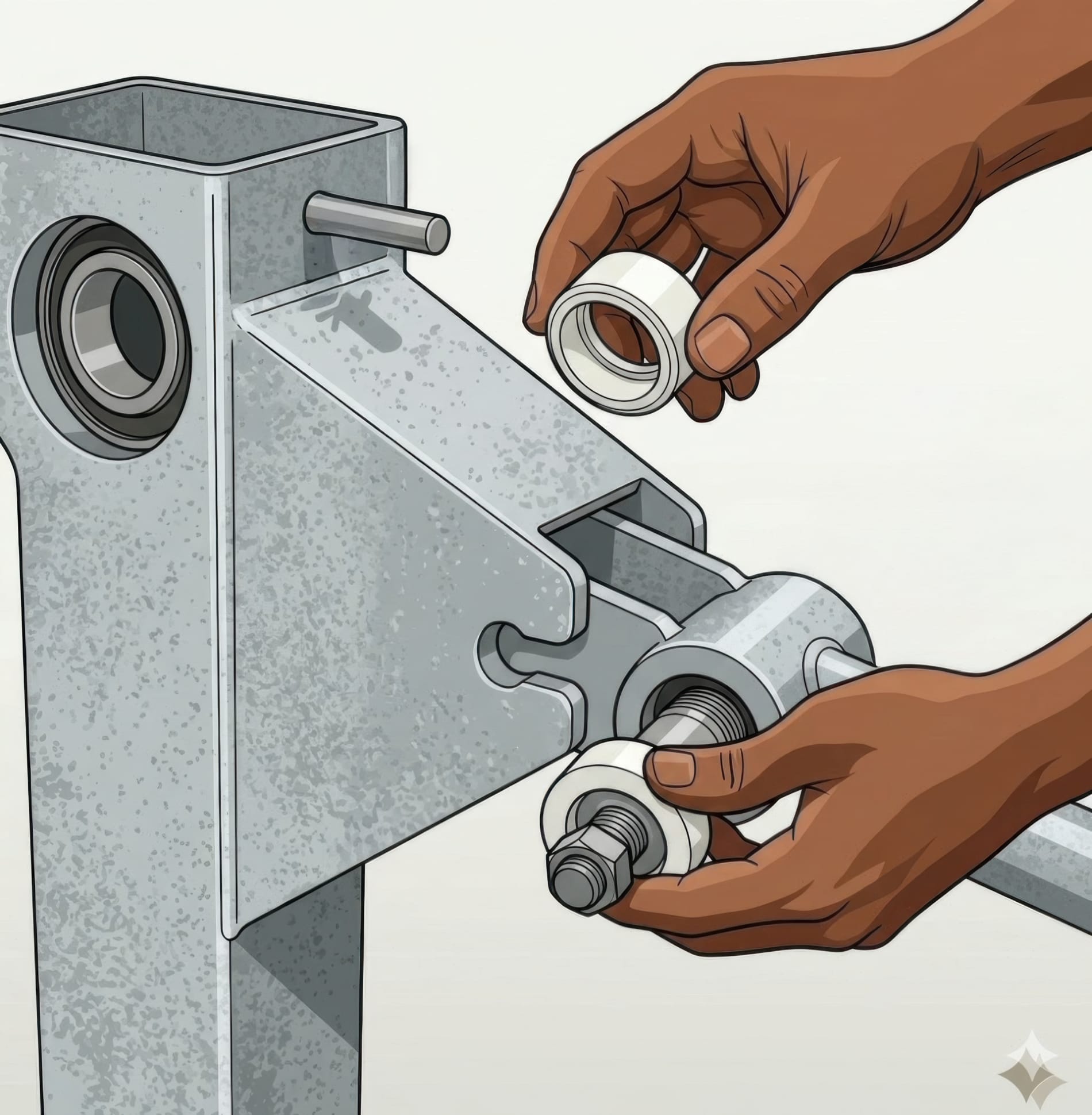 Remove Bushing / Fulcrum Pin